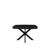 LABEL51 - Eetkamertafel Blake - Zwart - 140x140x76cm