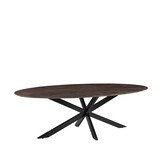 LABEL51 - Eetkamertafel James - Bruin - 110x240x76cm
