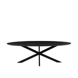 LABEL51 - Eetkamertafel James - Zwart - 110x240x76cm