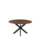 LABEL51 - Eetkamertafel Otis - Bruin - 140x140x76cm