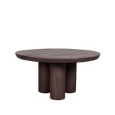 LABEL51 - Eetkamertafel Olly - Bruin - 150x150x75cm
