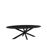 LABEL51 - Eetkamertafel James - Zwart - 100x210x76cm