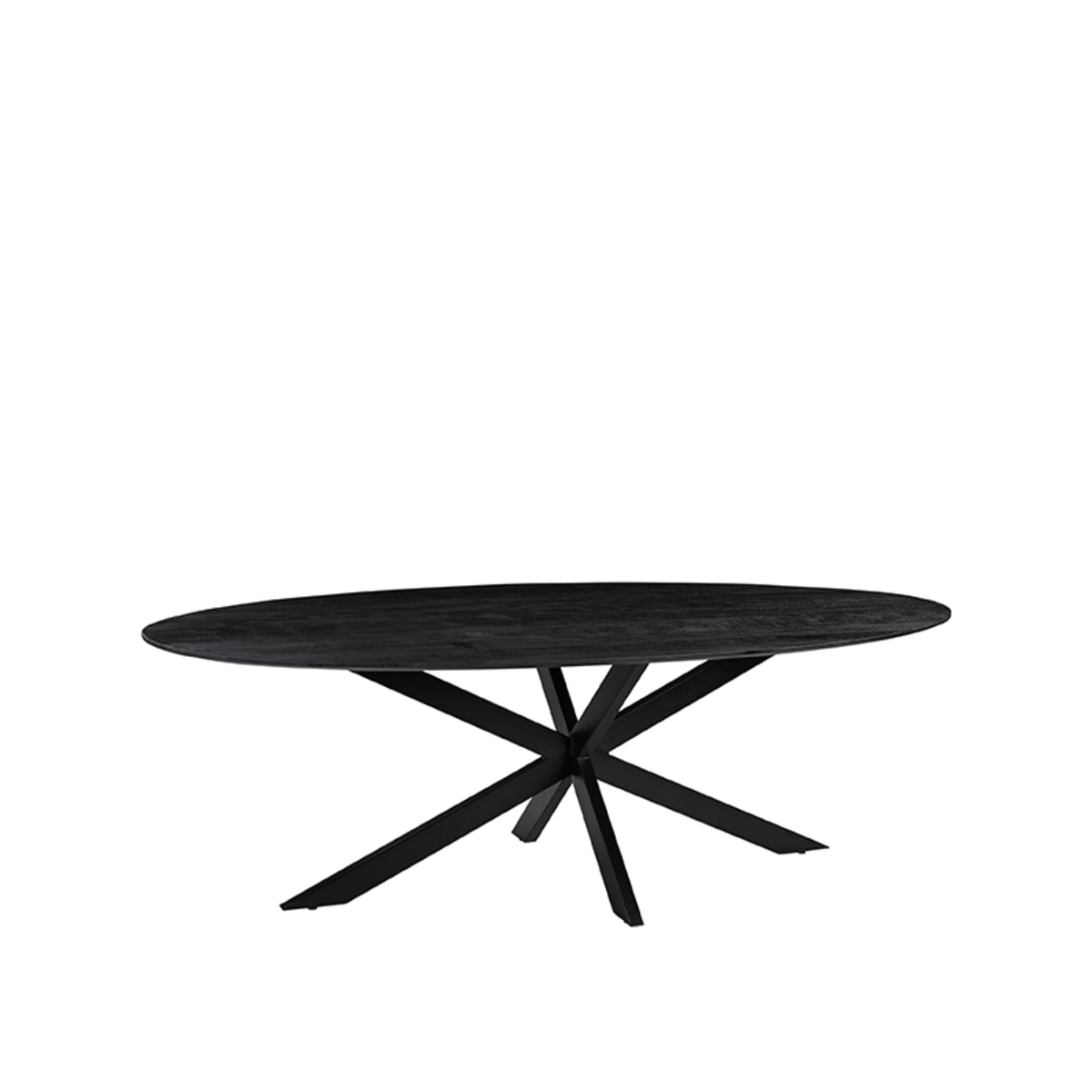 LABEL51 - Eetkamertafel James - Zwart - 100x210x76cm