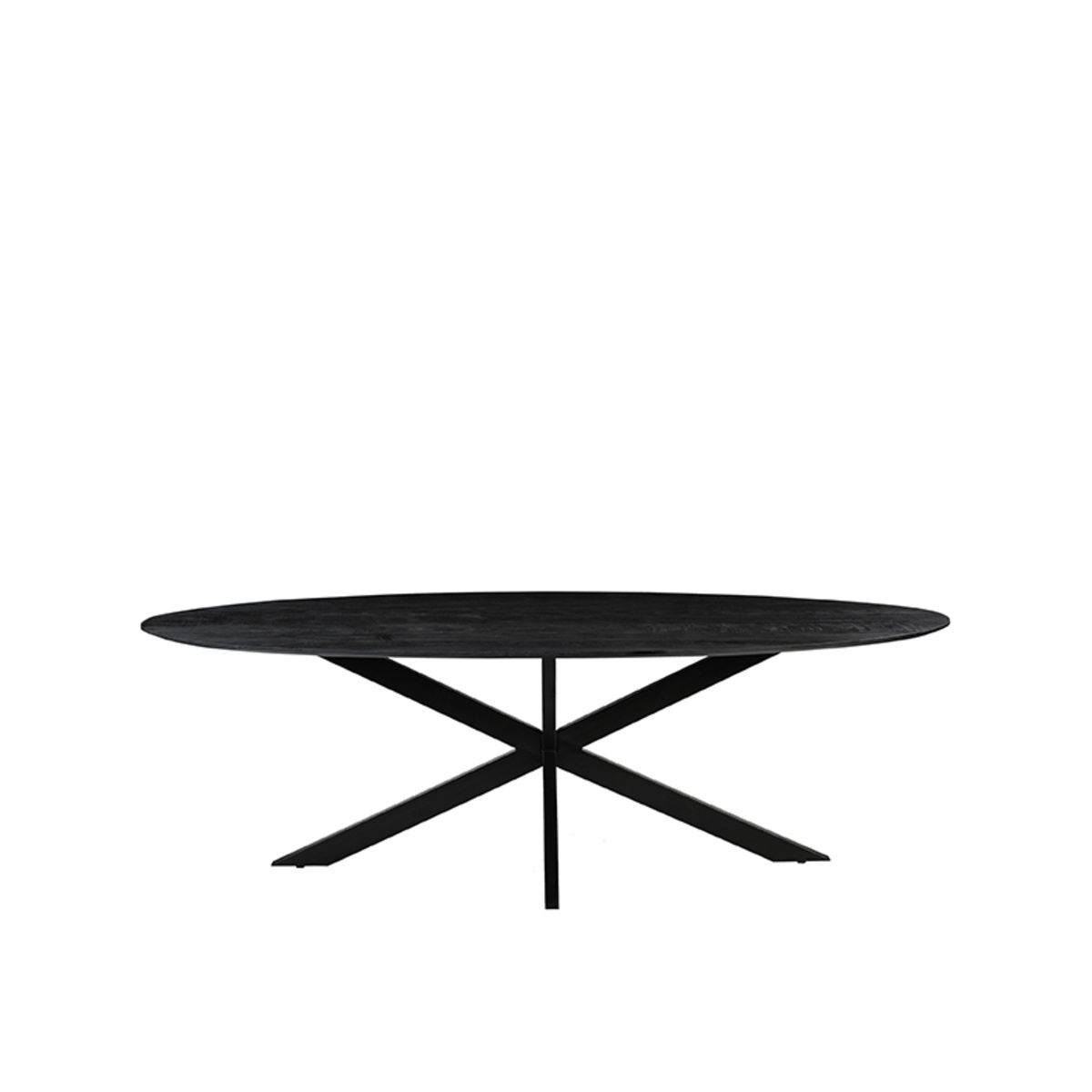 LABEL51 - Eetkamertafel James - Zwart - 100x210x76cm