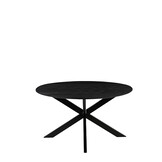 LABEL51 - Eetkamertafel Otis - Zwart - 140x140x76cm