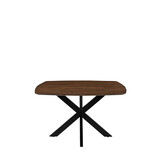 LABEL51 Eetkamertafel Blake - Naturel - Mangohout - 130x130 cm