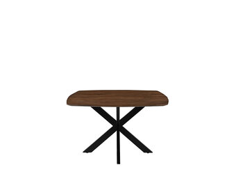 LABEL51 Eetkamertafel Blake - Naturel - Mangohout - 130x130 cm