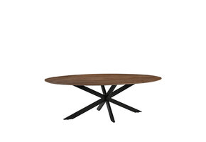 LABEL51 - Eetkamertafel James - Bruin - 110x240x76cm