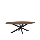 LABEL51 - Eetkamertafel James - Bruin - 100x210x76cm