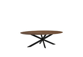 LABEL51 Eetkamertafel James - Naturel - Mangohout - 210 cm - Ovaal