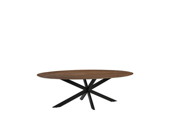 LABEL51 Eetkamertafel James - Naturel - Mangohout - 210 cm - Ovaal