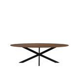 LABEL51 - Eetkamertafel James - Bruin - 100x210x76cm
