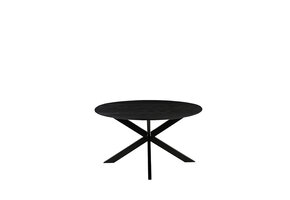 LABEL51 - Eetkamertafel Otis - Zwart - 130x130x76cm