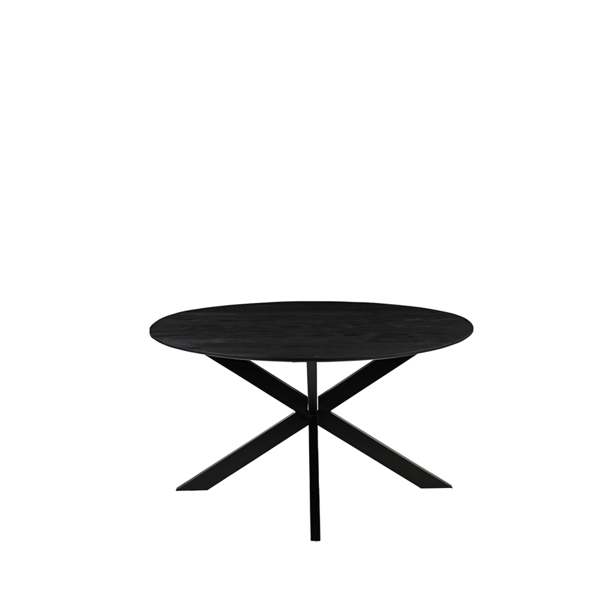 LABEL51 - Eetkamertafel Otis - Zwart - 130x130x76cm
