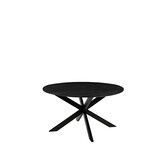 LABEL51 - Eetkamertafel Otis - Zwart - 130x130x76cm
