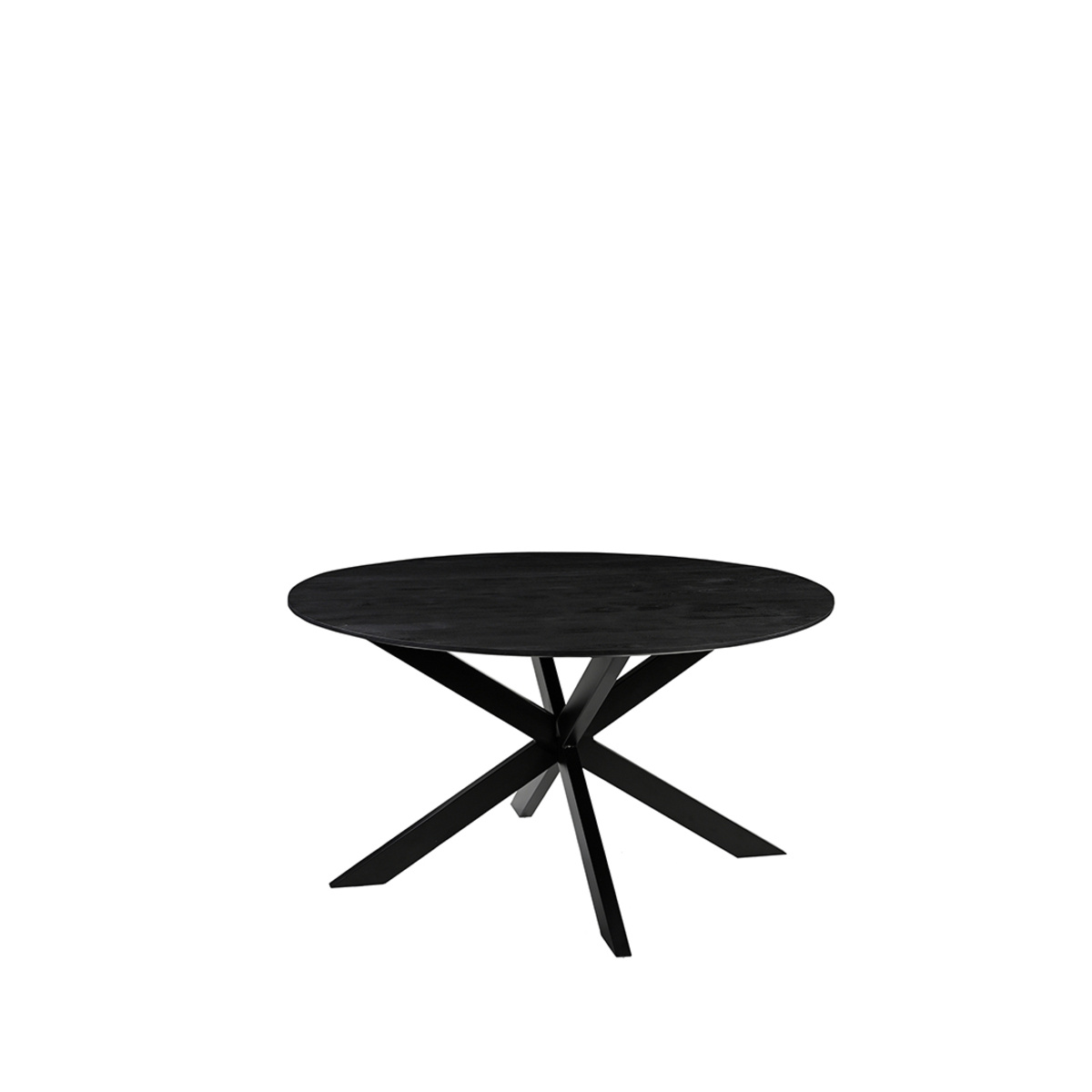 LABEL51 - Eetkamertafel Otis - Zwart - 130x130x76cm