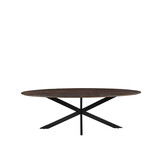 LABEL51 - Eetkamertafel James - Bruin - 100x210x76cm
