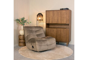 LABEL51 - Fauteuil Take It Easy - Taupe - 104x84x94cm