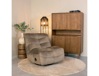 LABEL51 Fauteuil Take It Easy - Taupe - Cosmo