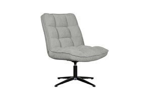 LABEL51 Fauteuil Vince - Stone - Elite - 63x74x91 cm