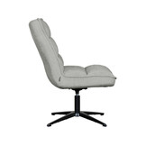 LABEL51 Fauteuil Vince - Stone - Elite - 63x74x91 cm