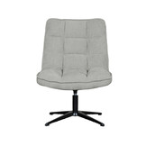 LABEL51 Fauteuil Vince - Stone - Elite - 63x74x91 cm