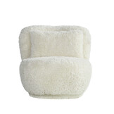 LABEL51 Fauteuil Doodle - Crème - Stof - 90x87x73 cm