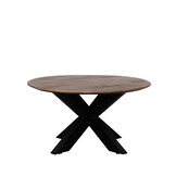 LABEL51 - Salontafel Otis - Bruin - 80x80x43cm