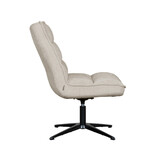 LABEL51 Fauteuil Vince - Clay - Stof - 63x74x91 cm