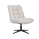 LABEL51 Fauteuil Vince - Naturel - Elite - 63x74x91 cm