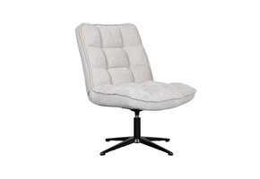 LABEL51 Fauteuil Vince - Naturel - Elite - 63x74x91 cm