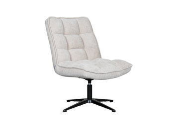 LABEL51 Fauteuil Vince - Naturel - Elite - 63x74x91 cm