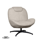 LABEL51 - Fauteuil Clayton - Taupe - 89x82x91cm