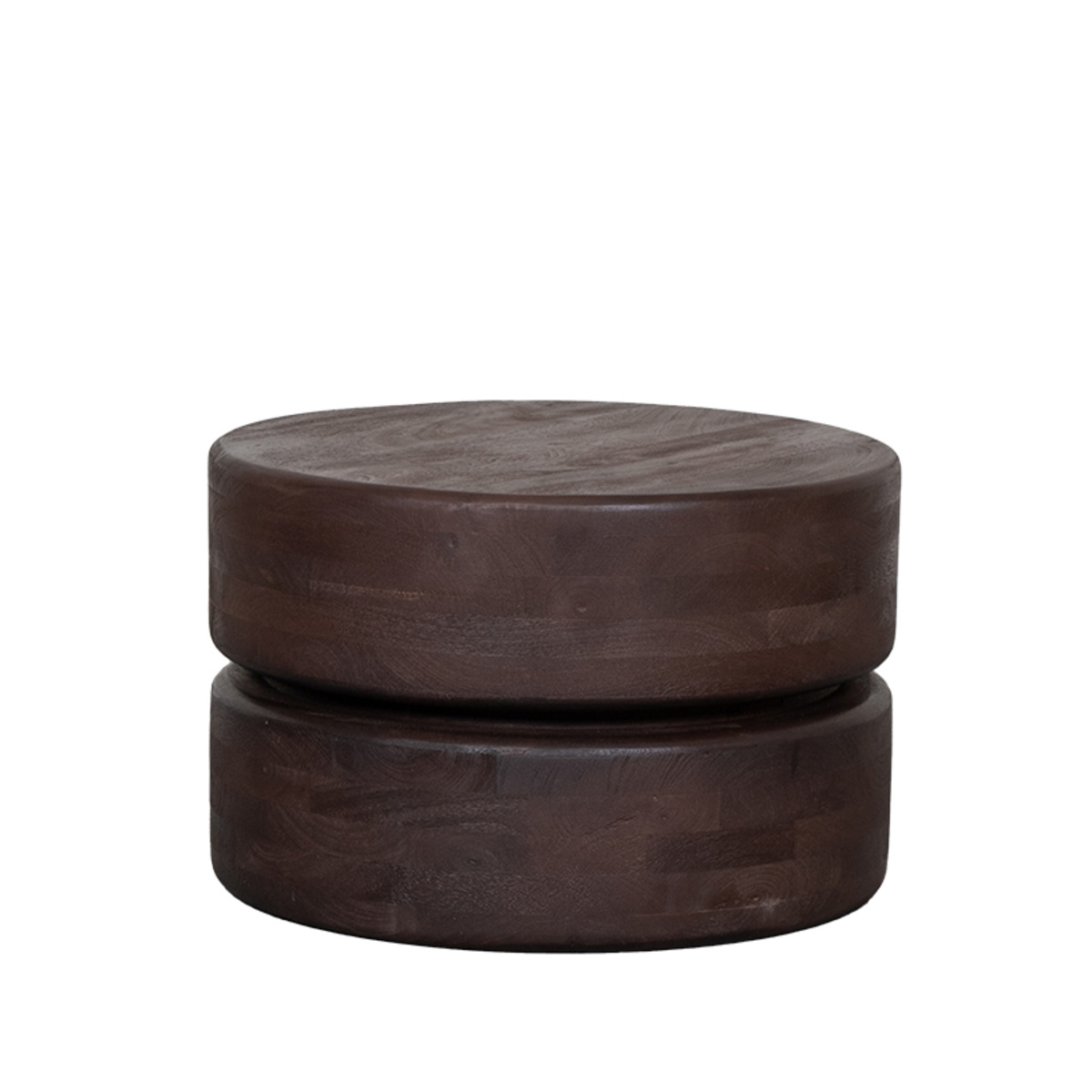 LABEL51 - Salontafel Milly - Bruin - 50x50x31cm