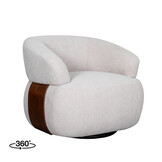 LABEL51 - Fauteuil Valenza - Beige - 81x84x75cm