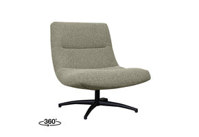 LABEL51 Fauteuil Calix - Naturel - Boucle