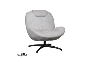 LABEL51 Fauteuil Clayton - Naturel - Stof