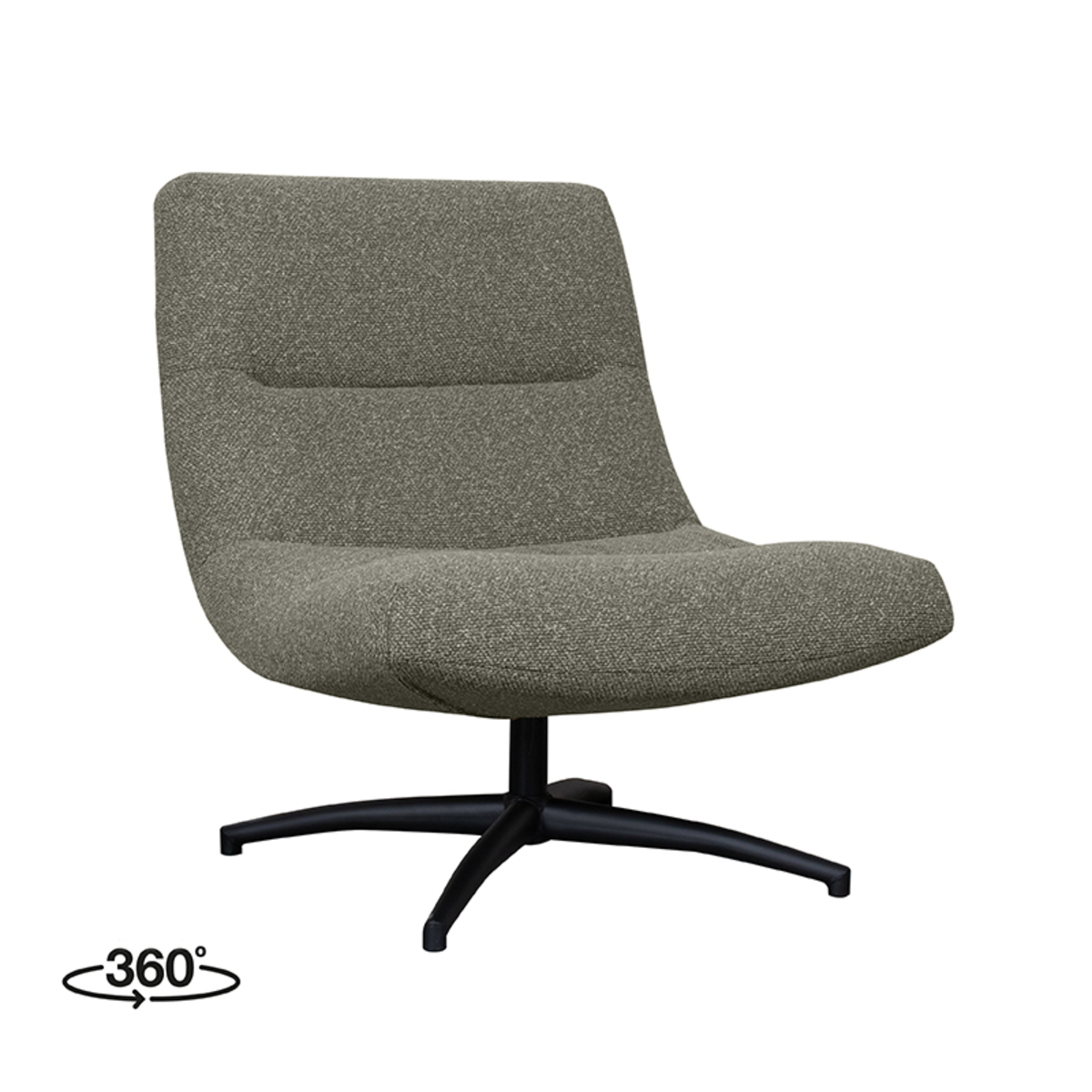 LABEL51 - Fauteuil Calix - Grijs - 93x77x88cm