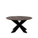 LABEL51 - Salontafel Otis - Bruin - 80x80x43cm