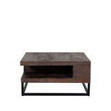 LABEL51 - Salontafel Cube - Bruin - 80x80x40cm