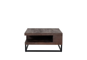 LABEL51 Salontafel Cube - Espresso - Mangohout - 80x80x40 cm