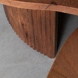 LABEL51 - Salontafel Timon - Bruin - 58x100x40cm