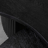 LABEL51 Salontafel Timon - Zwart - Mangohout - 100x58x40 cm