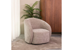 LABEL51 Fauteuil Alby - Stone - Stof