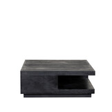 LABEL51 Salontafel Square - Zwart - Mangohout - 80x80x30 cm