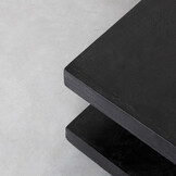 LABEL51 Salontafel Square - Zwart - Mangohout - 80x80x30 cm