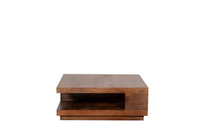 LABEL51 - Salontafel Square - Bruin - 80x80x30cm