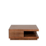 LABEL51 - Salontafel Square - Bruin - 80x80x30cm