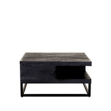 LABEL51 - Salontafel Cube - Zwart - 80x80x40cm