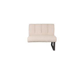 LABEL51 Eetkamerbank Modula - Naturel - Boucle - 2-Zits - 100x62x92 cm